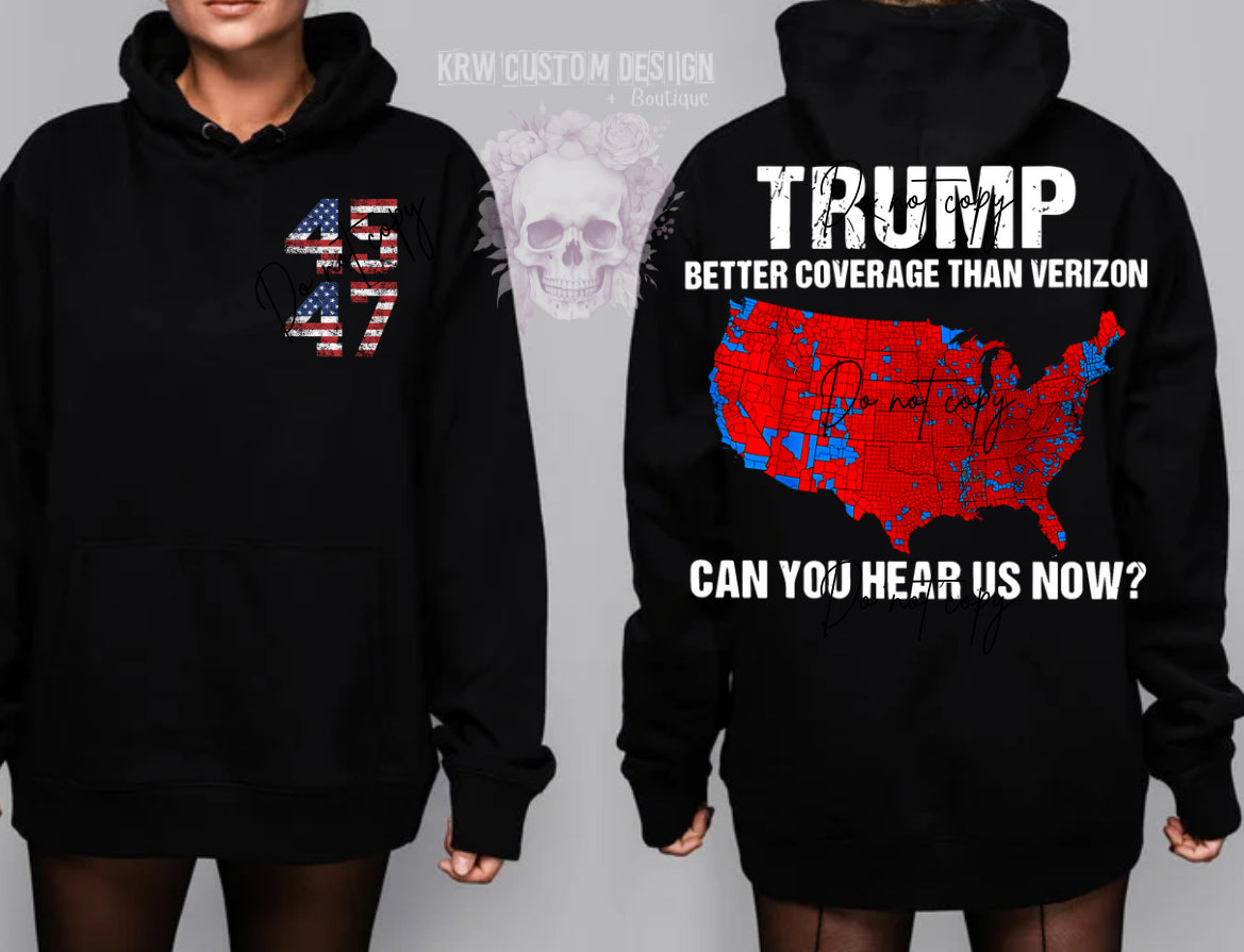 Trump vs Verizon hoodie