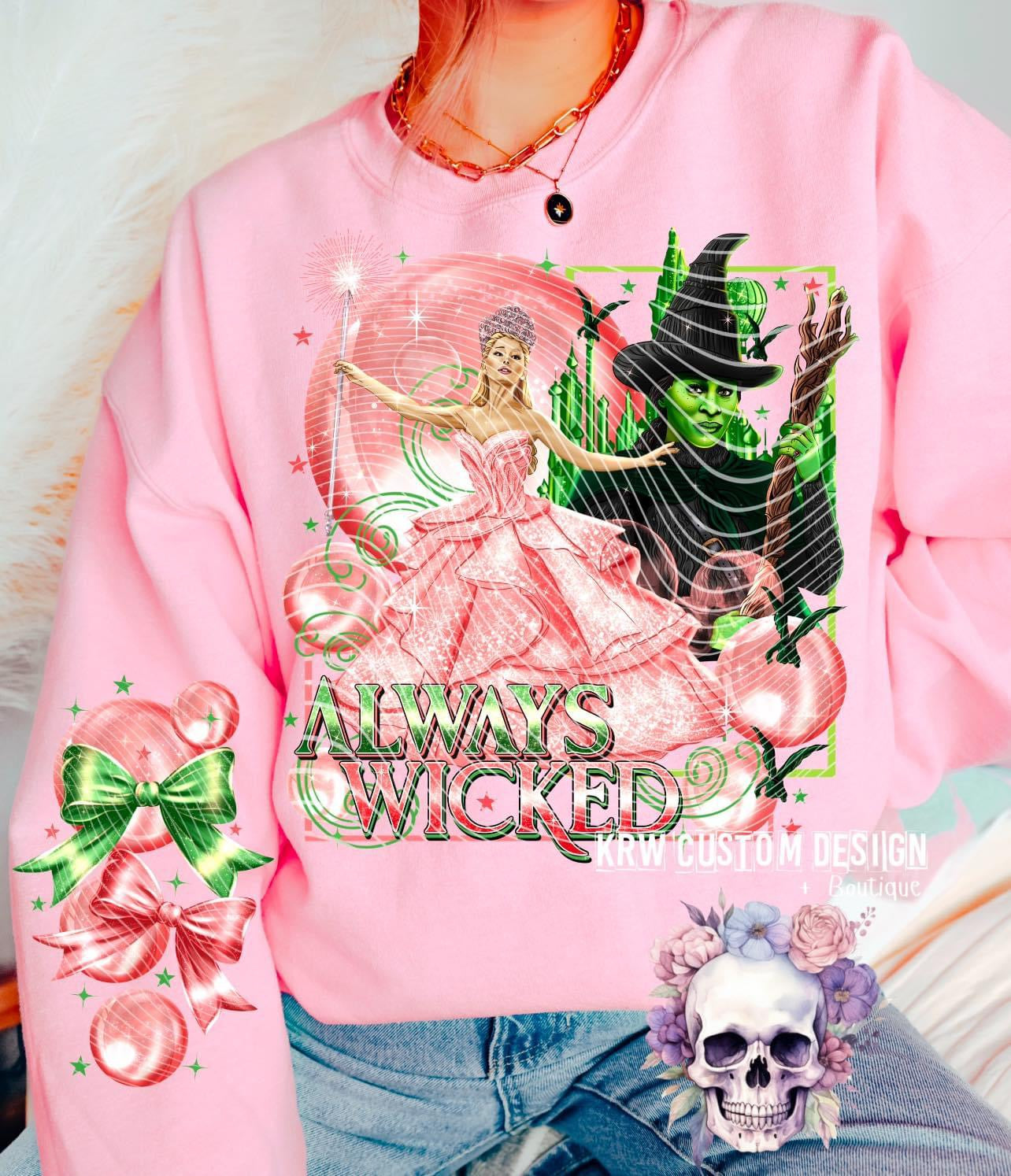 Always wicked crewneck sweater