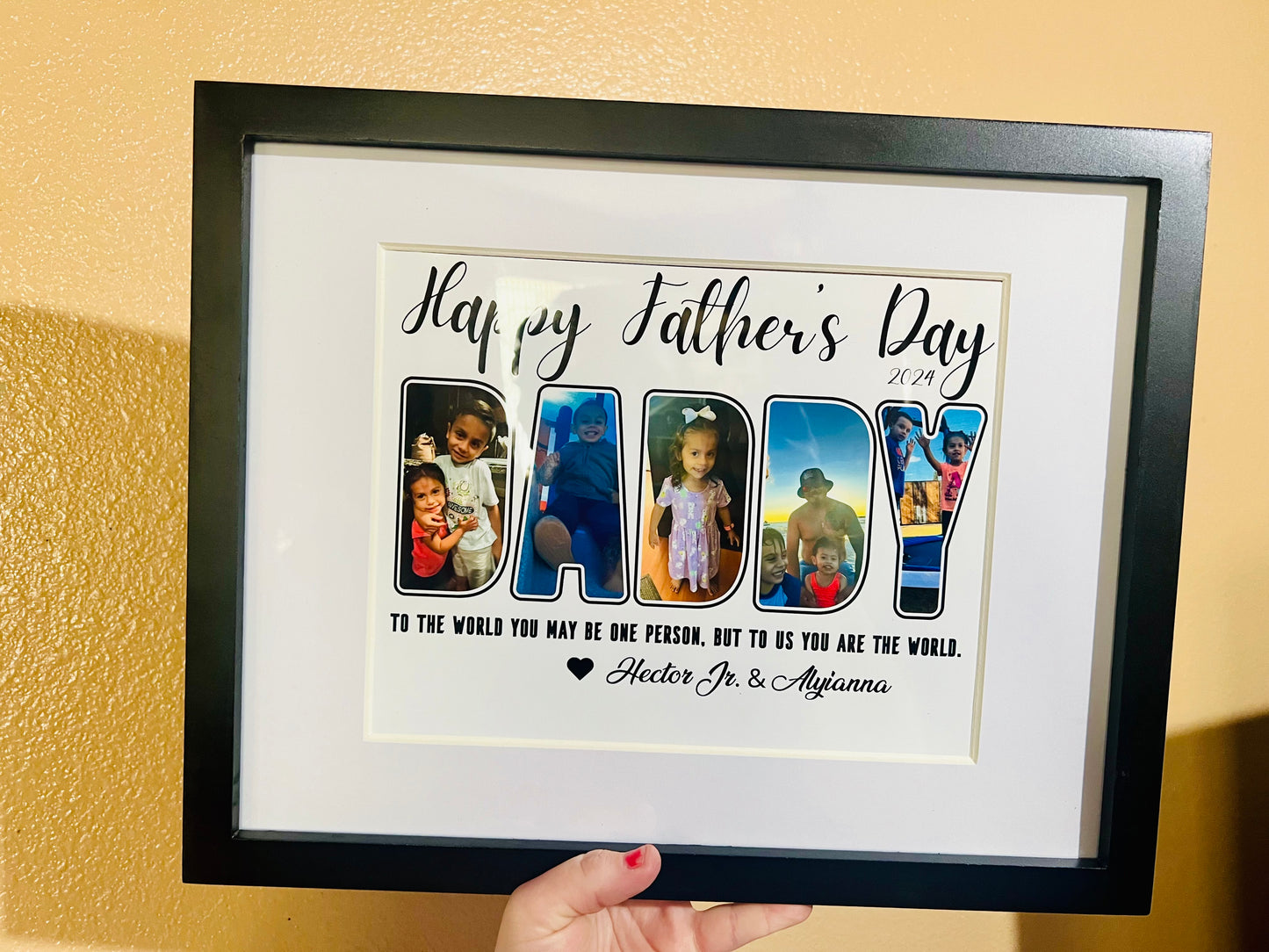 Dad photo frame