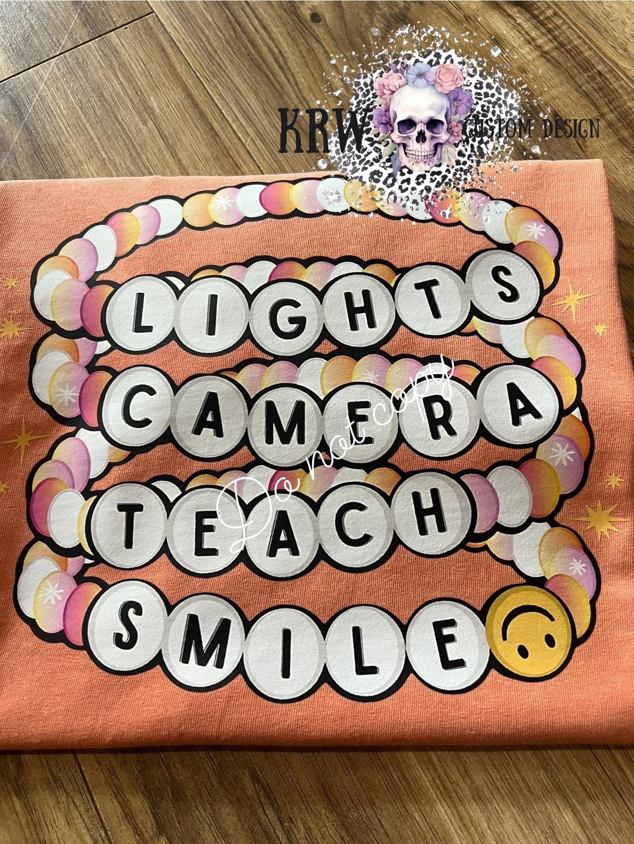 Lights, camera, teach, smile