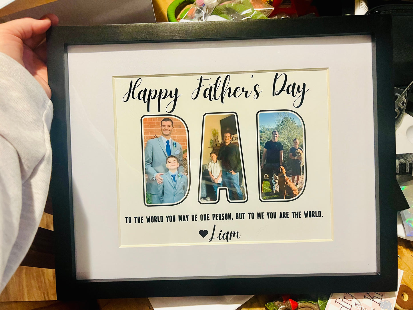 Dad photo frame