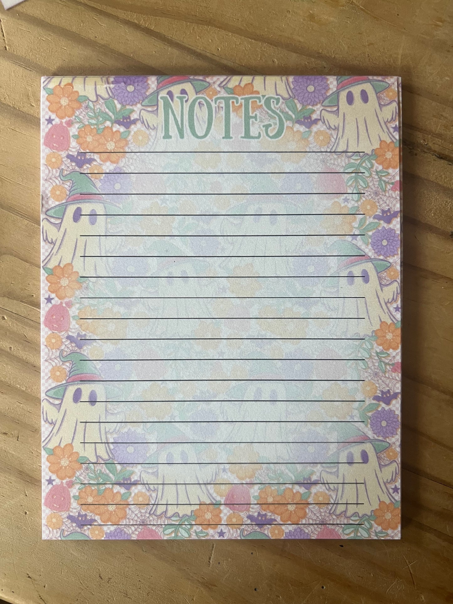 Pastel ghost 5x7 notebook