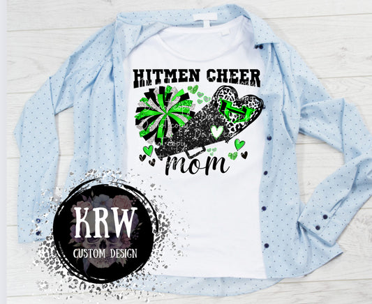 Hitmen Cheer Mom Tee