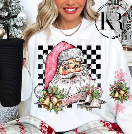 Checkered Sweet Santa